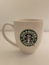 Starbucks Barista Coffee Mug White Cup with Green Mermaid Logo 2006 Excellent
