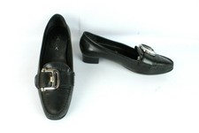 Escarpins Geox respira Cuir Noir T 37.5 / UK 4.5 TRES BON ETAT