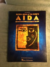 Elton John Tim Rice Aida Comédie musicale partition chant piano ed. Hal Leonard