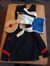 ancien uniforme marine nationale 1969 vareuse col marin pantalon bachi