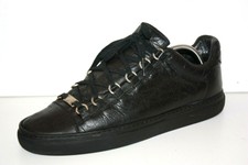 BALENCIAGA PARIS Sneakers Baskets Modèle Arena Cuir Noir T 41 BE