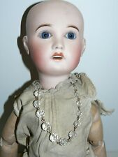 COLLIER FANTAISIE POUR ENFANT OU POUPEE PERLES CRISTAL A FACETTES PLAQUE OR