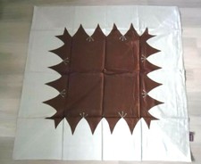 Nappe cuisine salon carrée 105 X 105 cm Bi couleurs Tablecloth Tischdecke Neuf