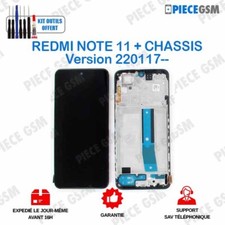 ECRAN LCD + VITRE TACTILE + FRAME POUR XIAOMI REDMI NOTE 11 4G version 2201117--