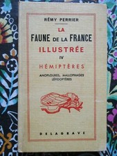 Rémy PERRIER La Faune de la France Illustrée  -IV HEMIPTERES-