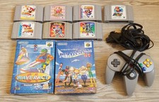Lot Nintendo 64-9 jeux +1 manette Import JAPAN Mario kirby pokemon robot + hori