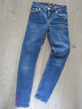 "ZARA" JEANS SKINNY  T.34/36  V/MESURES