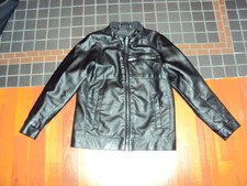 Blouson simili cuir pour garçon en 8 ans en TBE