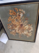 tableau herbier cadre plastique et alu 60 X 40 cm