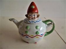THEIERE VERSEUSE PORCELAINE DE LIMOGES ROBJ CLOWN ART DECO CIRQUE