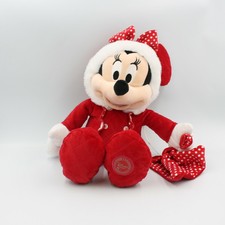Peluche souris Minnie pyjama rouge mouchoir à pois DISNEY STORE - Souris, Rat Cl