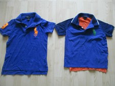 2 Garçons RALPH LAUREN Polo Polo en coton short taille 6 ans + 7 ans