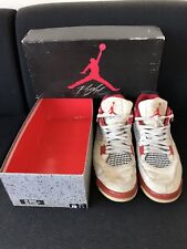 Air Jordan IV 4 4364-White Fire red black - 1989-ORIGINAL-Flight Boxed