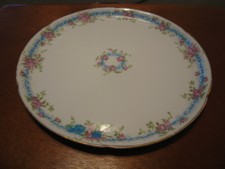 Ancien Charles Ahrenfeldt Limoges France Porcelaine Commode Plateau W/Fleurs