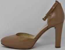 Y177 UNISA ESCARPINS BABIES VERNI CAMEL T.36 T. 3 VALEUR 109 €