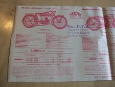Moto DFR pas Magnat Debon Terrot Peugeot publicité pub pas plaque émaillée