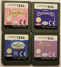  4 jeux seuls ds disney : raiponce, fée clochette, petite sirene, il etait une f