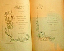 livre recette la cuisine moderne 1900 ancien 80 menus illustré GEFFROY cuisinier