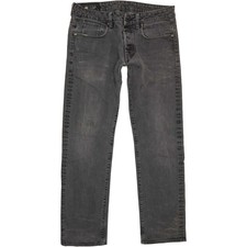 G-Star Attacc  Homme Gris Straight Regular Stretch Jeans W34 L30 (81821)