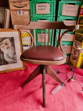 Ancien fauteuil de bureau BAUMANN pivotant / Montant / Pieds compas