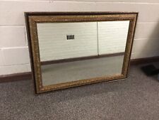 VINTAGE TURNER HOLLYWOOD MID CENTURY MODERN GOLD GILT & BLACK MIRROR 42 X 30 USA