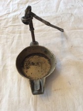 Ancienne Lampe à Huile En Laiton? à Placer Ou Suspendre Avec Crochet Vintage