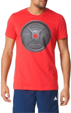 T-shirt Adidas  Haltères "ASS TO GRASS" Graphic Tee AY6934 / Collector Rouge XL