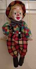 Joli clown à  suspendre pour déco. 45 cm