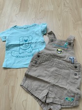 Ensemble Salopette Teeshirt DPAM 9 Mois