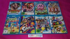 8 JEUX NINTENDO WII U DONKEY KONG ZELDA MARIO KIRBY YOSHI SPLATOON TOAD OCCASION