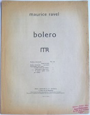 Bolero [Partition musicale d'orchestre] / Maurice Ravel. 1945