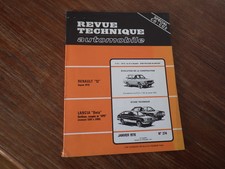 Revue Technique Automobile RTA 1978 Nr 374 Renault 12 Lancia Beta et coupé