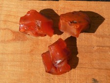 CORNALINE, pierres brutes naturelles, 27.1g. minéraux Brésil