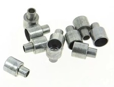 X10 BUTEE DE GAINE MOBYLETTE VELO 7x10mm EMBOUT CABLE GAINE FREIN CYCLE