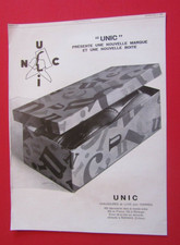 ADVERTISING PUB VINTAGE PUBLICITE ANCIENNE ADVERT 12.4 UNIC CHAUSSURES DE LUXE