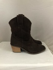 Bottines STRABOSKI daim marron P.37 (chausse grand)