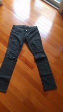 Domino women's smoke black skinny jeans pants size 30