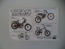 advertising Pubblicità 1981 TITAN 50/PIVOT/BICICLETTA BMX/CORSARINA