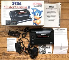 CONSOLE SEGA MASTER SYSTEM 2 SONIC THE HEDGEHOG 1 PAL EURO COMPLÈTE CIB OVP II