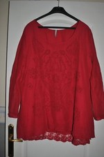 TUNIQUE MANCHES LONGUES FUSCHIA T 52 BLANCHEPORTE