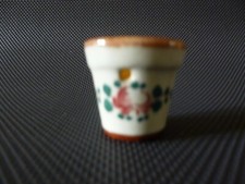 vintage  Petit pot de fleurs en faience ASSISI  céramique d'ASSISE Italie Italy 