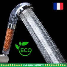 Pommeau de Douche Douchette Filtre Haute Pression Salle de Bain Anti Calcaire