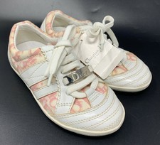 Dior Trotter Monogramme Enfants Chaussures 4-5years Vieux #27 US 9 Logo Rose