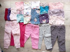 GROS LOT 23 VETEMENTS FILLE 3 ANS PANTALONS TEE SHIRTS JUPE SWEATS ETC..TB ETAT