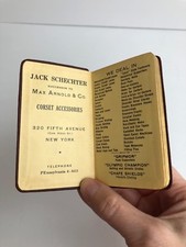 VTG 1943 Lingerie Advertising 320 Fifth Ave,New York,NY Date Book Jack Schechter