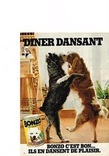 PUBLICITE  1980   BONZO   aliment chien