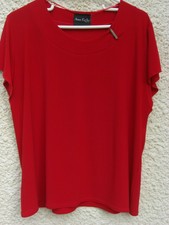 haut léger neuf rouge t 44  manche chauve souris polyester