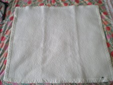 couverture enfant blanche 90x110cm DRALON acrylique