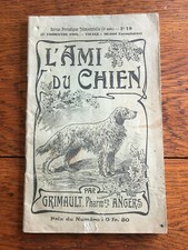 L'AMI DU CHIEN par GRIMAULT Pharmacien ANGERS- PERIODIQUE 5ème Annèe N°19-1903