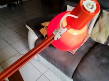 Lampe de bureau architecte orange réglable par pantographe vintage
